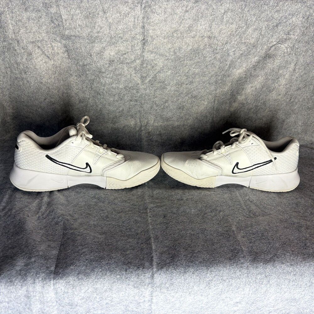 Nike Court Lite 4 Women's size 10 White Black Leather Tennis shoes FD6575 100 - Picture 10 of 10